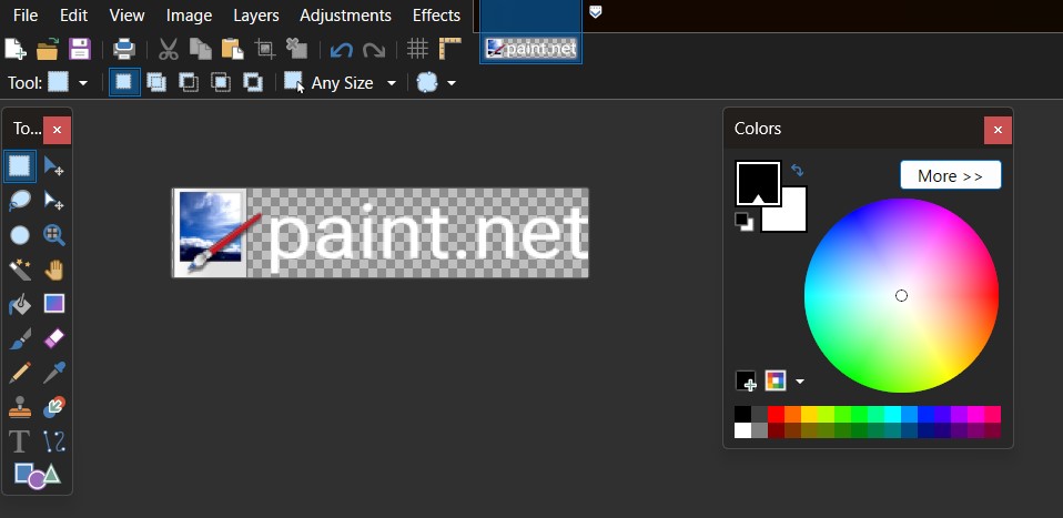 Paint.net banner