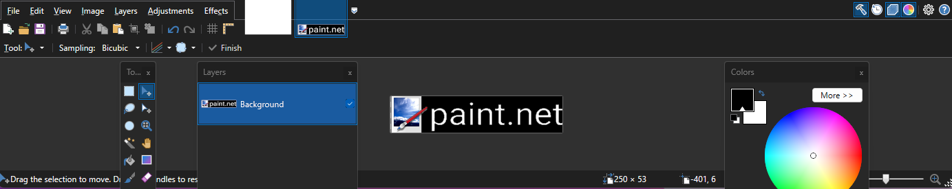 Paint.net banner