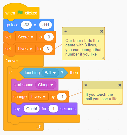 Where to put lives code 1